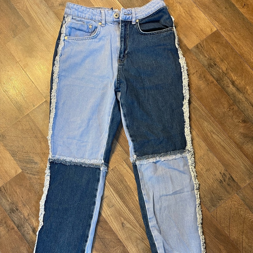 Two Toned “Ragged” Urban Outfitters Jeans.